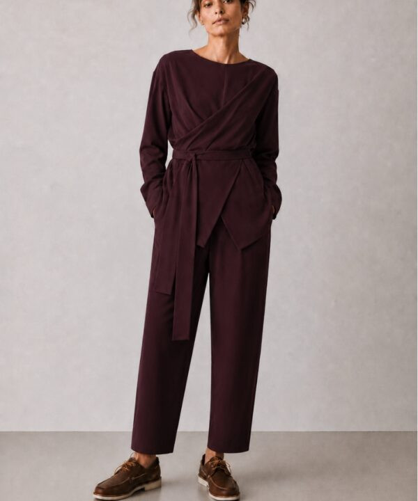 Relaxed Tapered Τwill Pants