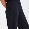Relaxed Blue Τwill Pants - Image 3