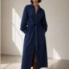 Tie-Waist Shirt Dress