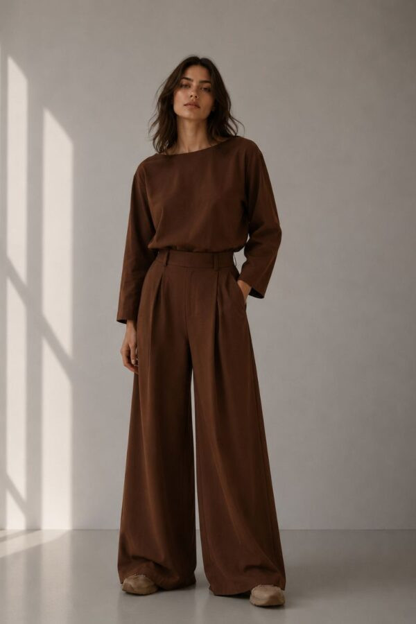 Wide Leg Trousers