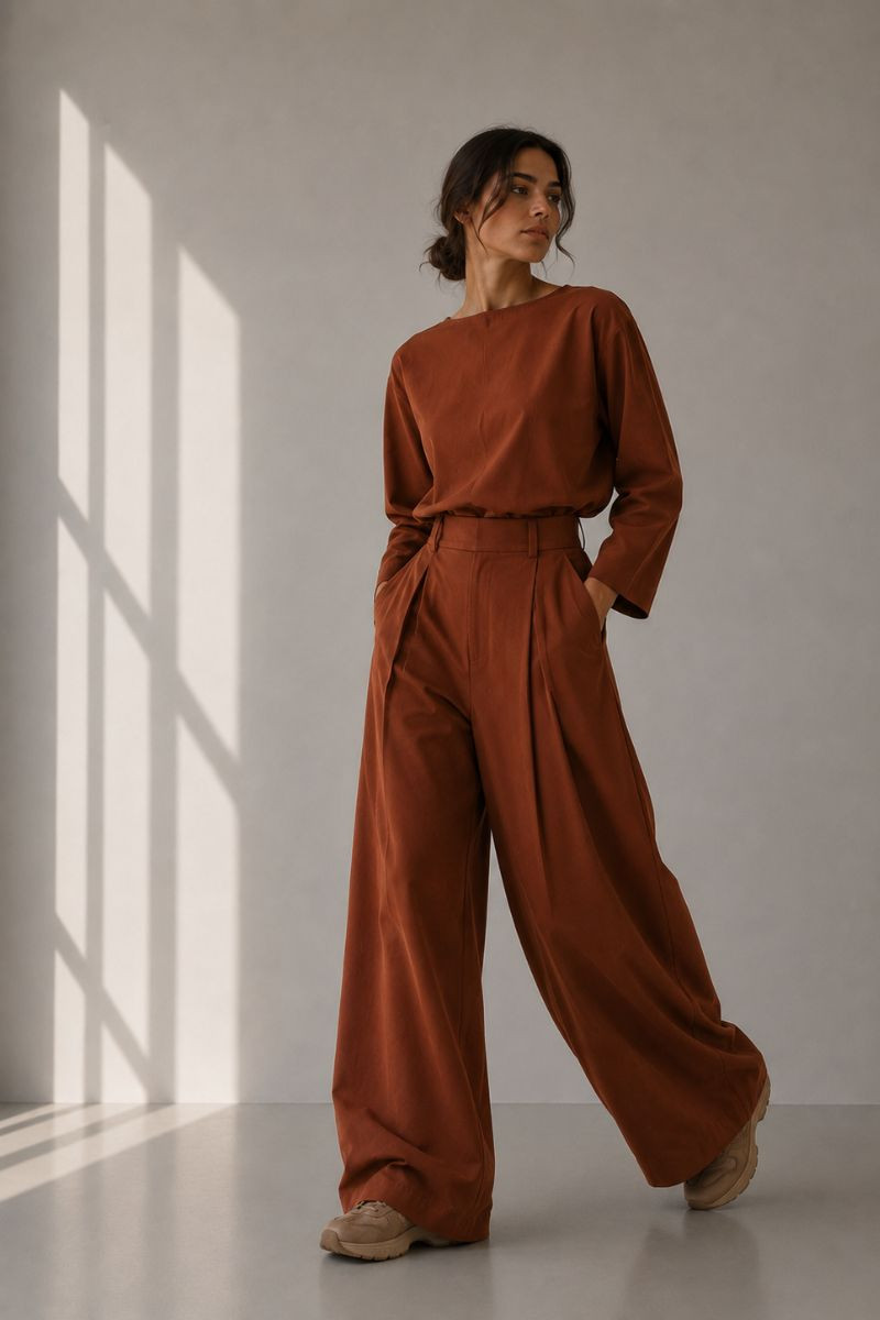 Wide Leg Trousers - Image 3